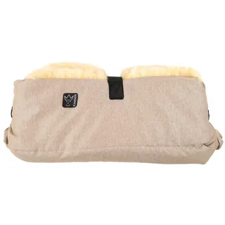 Kaiser Handwärmer Big Double Sand Melange Lammfell Medizin 6573274