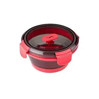 LURCH Frischhaltedose up & down 6,7 cm hoch pink 400,0 ml, 1 St.