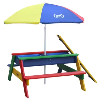Ambia Garden Sand- UND Wassertisch , Multicolor , Kunststoff , Hemlocktanne , 97.7x48.7x95 cm , unisex , EN 71, CE, FSC 100% , Gartenmöbel, Kinder-Gartenmöbel