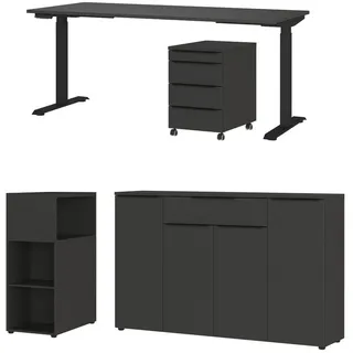 Germania »Mailand« 4 Stk. tlg. inkl. Schreibtisch, Rollcontainer, Raumteiler und Sideboard,