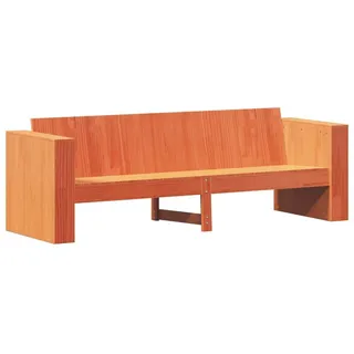 vidaXL Gartensofa 3-Sitzer Wachsbraun 189x60x62 cm Massivholz Kiefer