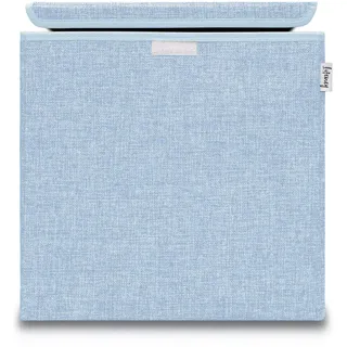 Lifeney Aufbewahrungsbox 33 x 33 x 33 cm 1-tlg. blau