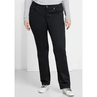 sheego Stretch-Hose, schwarz,