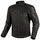 Motorrad Herren mit Protektoren AIRFORCE Rückenprotektor Leder Motorradjacke Sommer Schutzjacken Lederjacke Protektorenjacke Sommerjacke Männer Schwarz XL