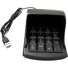 System-S Numpad Ziffernblock Anti Peeping 19 Tasten USB 2.0 Typ A Tastatur mit Sichtschutz