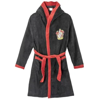 Harry Potter Gryffindor Bademantel Schwarz Rot, Größe M, bunt, Einheitsgröße