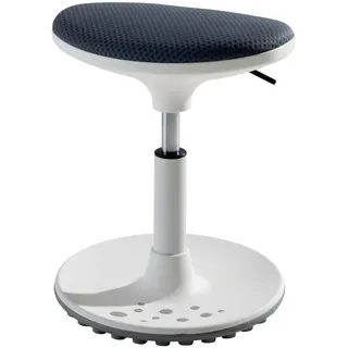 Paidi Bürohocker , Grau, Weiß , Metall, Kunststoff, Textil , 38x48x27.5 cm , Oeko-Tex® Standard 100 , Büromöbel, Bürostühle, Bürohocker