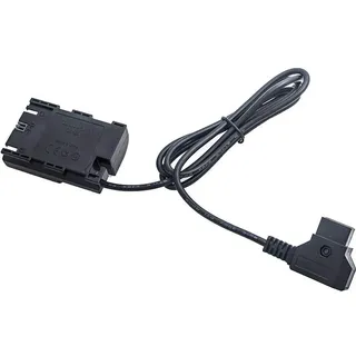Caruba Canon LP-E6 Volldekodierung Dummy-Batterie + D-TAP B-Typ-Anschluss