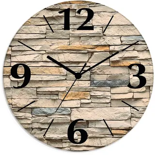 ARTland Funkwanduhr 30 cm 5520 beige