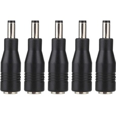 5Pcs Adapter, DC Power Tip Plug Adapter DC-Netzsteckeradapter 5,5 Mm / 2,5 Mm auf 7,4 Mm / 5,0 Mm Buchse Netzteilanschluss für Dell/HP auf Lenovo/Asus 5,5 Mm