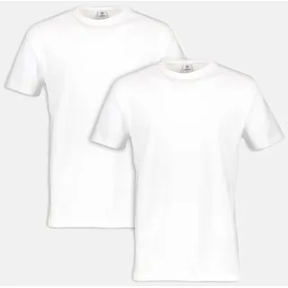 Lerros »LERROS Rundhals Doppelpack T-Shirt in Premium Baumwollqualität«, weiß,