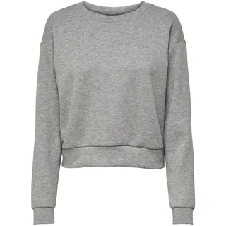 Only Play Damen Onplounge Ls On - Noos Sweatshirt, Light Grey Melange, XS EU