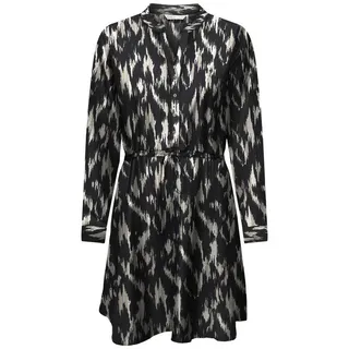 Only Blusentop ONLCORY LIFE L/S V-NECK TUNIC WVN N schwarz XS