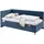 Polsterbett 90 x 200 cm Blau