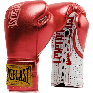 EVERLAST Unisex- Erwachsene Boxhandschuhe 1910 Pro Fight Kampfhandschuhe - Red - 10 oz