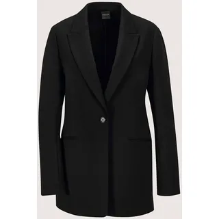Jackenblazer MADELEINE "Jerseyblazer Eleganter Longblazer mit Stretch-Komfort", Damen, Gr. 34, schwarz, Obermaterial: 68% Viskose CV. 27% Polyamid PA. 5% Elasthan EL., Modern, Blazer Jackenblazer, Jersey-Qualität