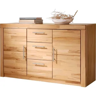 vogl möbelfabrik Toronto Sideboard 140 cm Beige Kernbuche