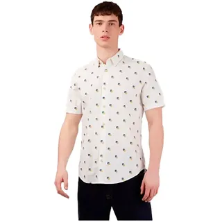 Ben Sherman 66670 Kurzarmhemd - White - 2XL