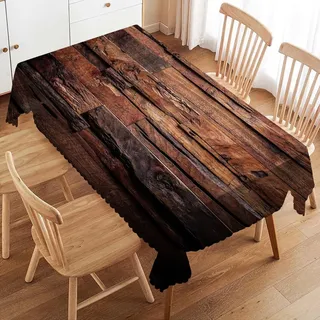 vigginer Tischdecke Rechteckig 137 x 183 cm Braun