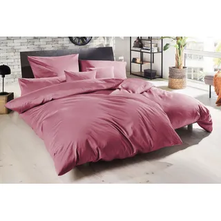 Primera Uni Luxus-Satin Rot 200 x 200 cm + 2 x 80 x 80 cm