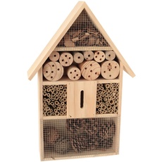 Bild von XXL 50 cm Insektenhotel Insektenhaus aus Holz für Bienen, Schmetterlinge, Käfer & andere Tiere
