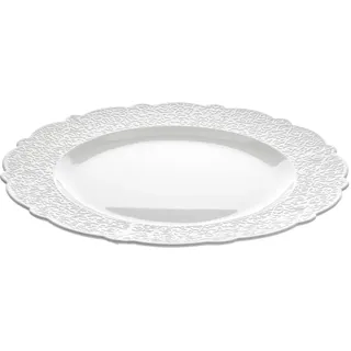 Alessi MW01/21 Dressed, Platte rund, Porzellan, weiß