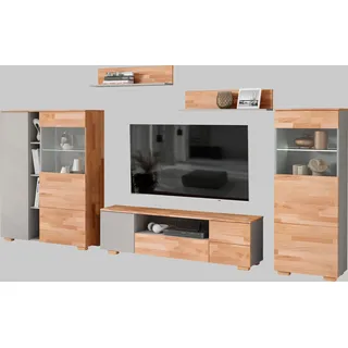 OTTO home Home affaire Wohnwand 5 Stk. tlg., braun