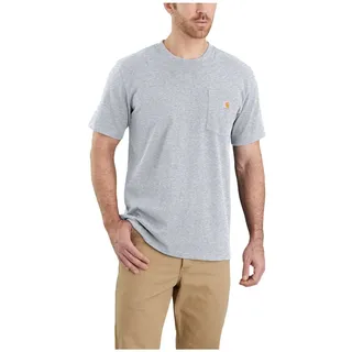 CARHARTT K87 Pocket S/S, grau, L