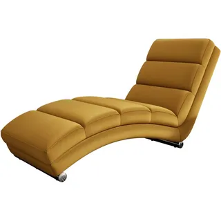 Mirjan24 Relaxliege Holiday Textil 62 x 84 x 180 cm Gelb