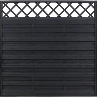 Andrewex Sichtschutzzaun Element Country 180 x 180 cm anthrazit