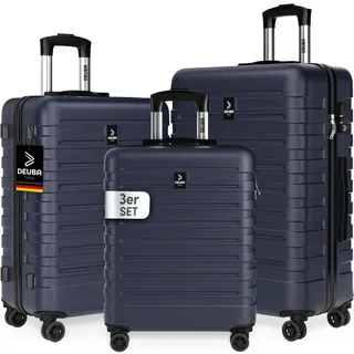 DEUBA New York Koffer-Set 3-tlg. dunkelblau