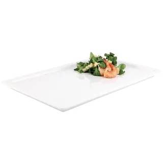 APS 83830 GN 1/2 Tablett APART, 32,5 x 26,5 cm, Höhe 2,5 cm, Melamin, weiß | 32,5 x 26,5 cm; Höhe 2,5 cm; Melamin