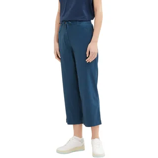 TOM TAILOR Damen Cropped Culotte Stoffhose