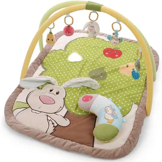 NICI Baby Gym »My First NICI Kollektion, 3-D Activity-Decke« mit Spielkissen Hase und Eule,