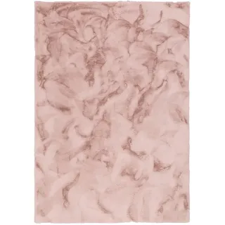 Pergamon Luxus Super Soft Fellteppich Plush Altrosa, 140x180cm