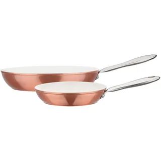GSW Kupfer-Bronze Pfannen-Set 2-tlg. 20 cm + 28 cm