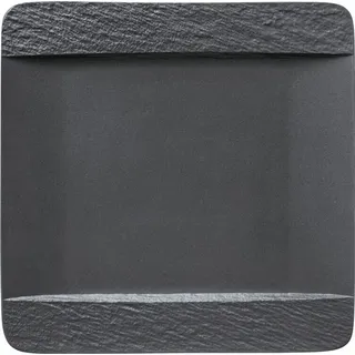 Villeroy & Boch Speiseteller quadratisch 28 x 28 cm schwarz 6er Set