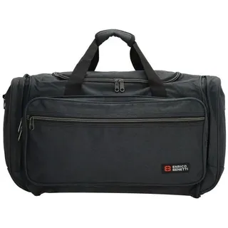 Herren Damen Tasche Reisetasche Sporttasche Weekender Bag Reise Fitness Sauna - Schwarz