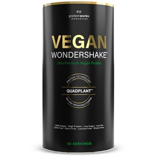 Protein Works - Vegan Wondershake | Premium Vegane Mischung | Vegan Protein | Veganes Protein Pulver | Cookies & Cream | 30 Portionen