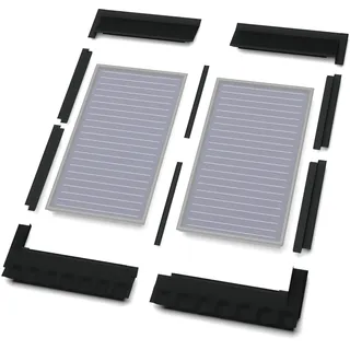 Solarbayer Flair AL Grundbausatz Einblechrahmen 2 Kollektoren 2,52/2,85 vertikal