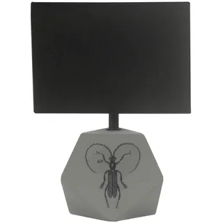 Tischleuchte , Grau , Stein , 19x27x12 cm , Lampen & Leuchten, Innenbeleuchtung, Tischlampen, Tischlampen