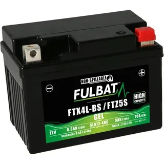 Batterie Fulbat High Power 5AH GEL +25% FTX4L-BS / FTZ5S SLA