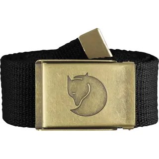 Canvas Brass Belt Canvas 4 cm black 120 cm