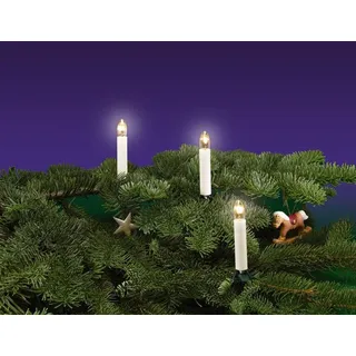 rotpfeil LED-Lichterkette Kerze 0,32 m Weiß