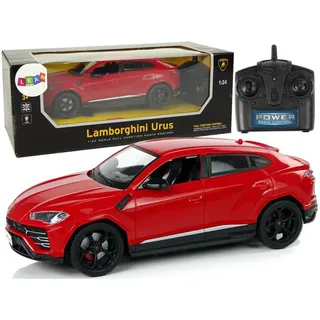 Lean Toys Auto R/C 1:24 Lamborghini Urus Rot 2.4 G Lichter - Rot