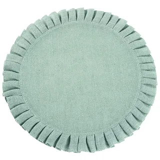 Eurofirany Platzset Untersetzer Telleruntersetzer Platzmatten Tischset Platzdecken Platzdekchen für 6 Personen 6 teilig Tisch Unterlage Rechteckig Rund