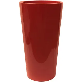 Pflanzentopf , Rot , Kunststoff , rund , 61 cm , Plastikeinsatz , Dekoration, Blumen & Blumentöpfe, Übertöpfe