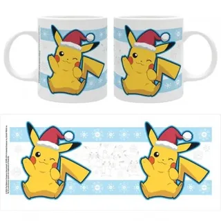 ABYstyle Tazza Pokemon Pikachu Santa Christmas 0,32 l Weiß