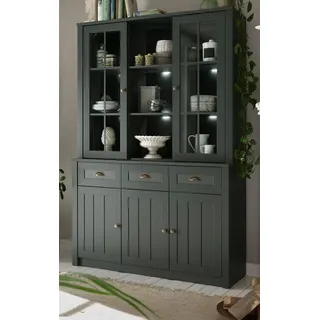 furn.design Buffetschrank Forres 130 x 196 cm Grün