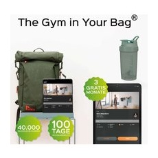 Fitnessstudio to Go (+3 Monate App) + Shaker GOTHAM Green 42081967833346
